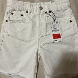 Zara White Denim Shorts - NWT
